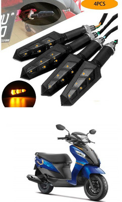 PECUNIA Front, Rear LED Indicator Light for Suzuki Lets(Yellow)