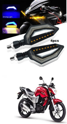 PECUNIA Front, Rear LED Indicator Light for Yamaha FZ16(Multicolor)