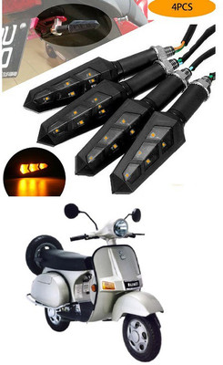 PECUNIA Front, Rear LED Indicator Light for Bajaj(Yellow)
