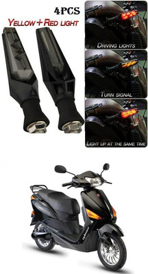 PECUNIA Front, Rear LED Indicator Light for Hero(Yellow)