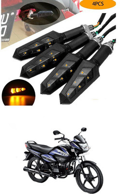 PECUNIA Front, Rear LED Indicator Light for Hero Splendor NXG(Yellow)