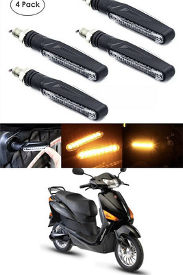 PECUNIA Front, Rear LED Indicator Light for Hero(Yellow)
