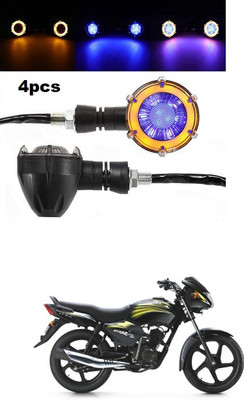 PECUNIA Front, Rear LED Indicator Light for TVS Star City(Multicolor)