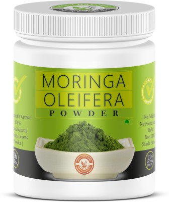 Holy Natural Moringa Powder 454gm, NO Preservative, Non GMO, Organically Grown(454 g)