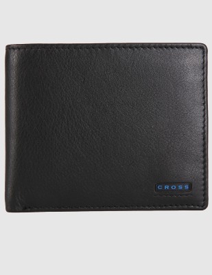 CROSS Men Black Genuine Leather Wallet(8 Card Slots)