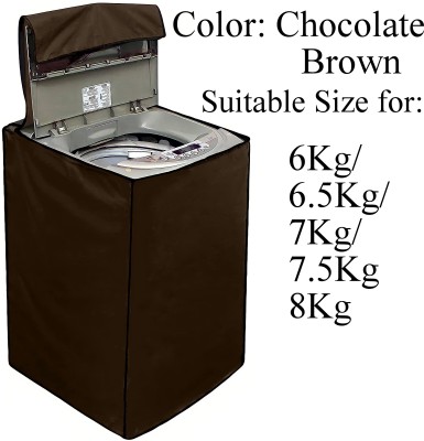 Declooms Top Loading Washing Machine Cover(Brown)