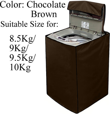 Declooms Top Loading Washing Machine  Cover(Width: 64 cm, Brown)