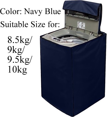 Declooms Top Loading Washing Machine  Cover(Width: 64 cm, Navy Blue)