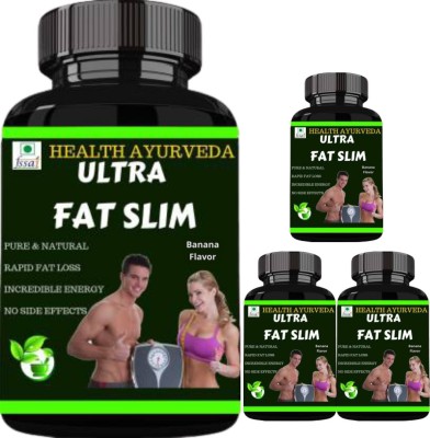 Zemaica Healthcare Ultra Fat Slim, Reduce Body Fat, Loss Weight, Flavor Banana, Pack of 4(Pack of 4)