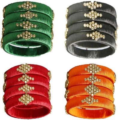 CBCOLLECTIONS Plastic Bangle Set(Pack of 18)