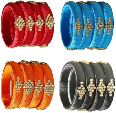 CBCOLLECTIONS Plastic Bangle Set(Pack of 18)