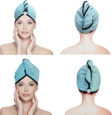 SOFTSPUN Microfiber 400 GSM Hair Towel(Pack of 2)