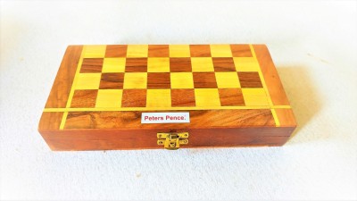 PETERS PENCE WOODEN CHESS BOARD GAME (PREMIUM QUALITY Educational Board Games