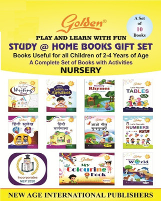Golden Play and Learn with Fun: Study at Home Books Gift Set For Class- Nursery(Paperback, New Age Editorial Team)