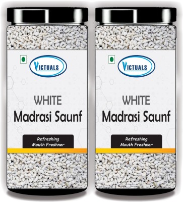 Victuals White Madrasi Peppermint Saunf | Mukhwas | Mouth Freshner | Peppermint Mouth Freshener(2 x 200 g)