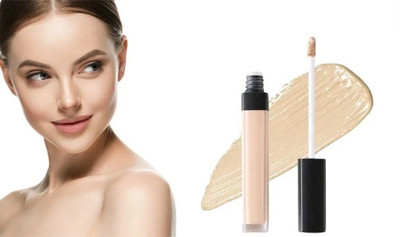 MYEONG Liquid Concealer Waterproof Eye Dark Circles Spots Full Coverage  Concealer(BEIGE, 8.5 g)