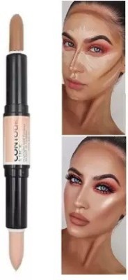 ADJD 3D Face,Body Highlighter Sticks Makeup Contour Cosmetics Cream Concealer(Brown, 4 ml)