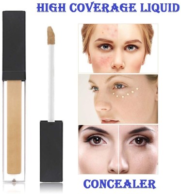 YAWI WATERPROOF FULL COVERAGE LIQUID CONCEALER MAKEUP BASE LONG LASTING Concealer(IVORY, 8.5 g)