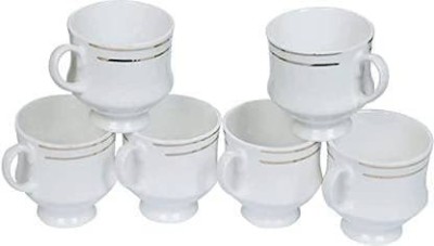 DREAM SHADES Pack of 6 Bone China(White, Cup Set)