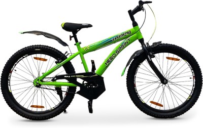 HERO THORN 24'T (Junior) MTB Bicycle, Dual Wall Alloy Rim | Age : 9-15 Years 24 T Mountain/Hardtail Cycle(Single Speed, Green)
