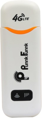PunnkFunnk T708 4G LTE Wireless USB Dongle Stick with All SIM Network Support Data Card(White)