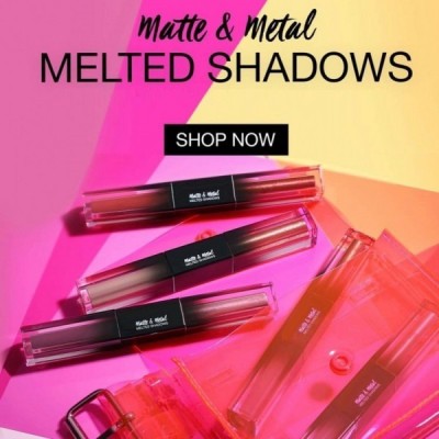 YAWI Matte & Metal Melted Double Ended Eyeshadow Glitter and Glow Liquid Eyeshadow 2.5 g(2-IN-1 COLOR)