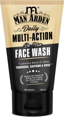 Man Arden Daily Multi-Action De-Tan Ubtan Turmeric Face Wash(100 ml)