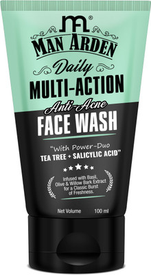 Man Arden Daily Multi-Action Anti Acne Tea Tree Face Wash(100 ml)