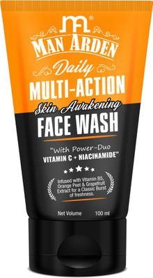 Man Arden Vitamin C Daily Multi-Action Skin Awakening & Brightenin Face Wash(100 ml)
