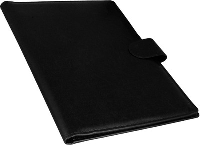 ZesTale Premium Leatherette Conference Document Folder(Set Of 1, Black)