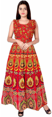HIMCARE Flared/A-line Gown(Red)