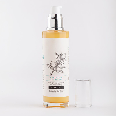 Timeless Beauty Secrets Moroccan Argan Oil Non-Greasy Leave On & Conditioning Enlivening Organic  Hair Oil(115 ml)