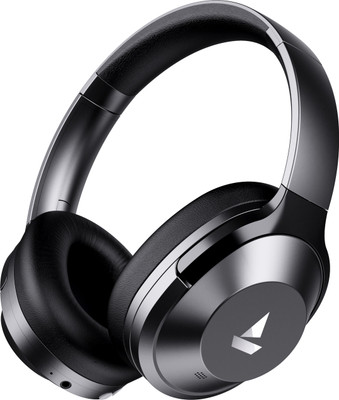 boAt Nirvanaa 751 ANC Hybrid Active Noise Cancellation Bluetooth(Gunmetal Grey, On the Ear)