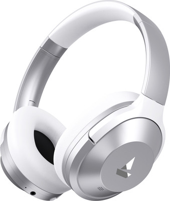 boAt Nirvanaa 751 ANC Hybrid Active Noise Cancellation Bluetooth(Sterling Silver, On the Ear)