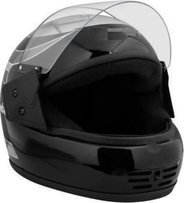 SANEK SILVER FULL FACE (ISI APPROVED) HELMET MOTORBIKE Motorbike Helmet Motorbike Helmet(Silver)