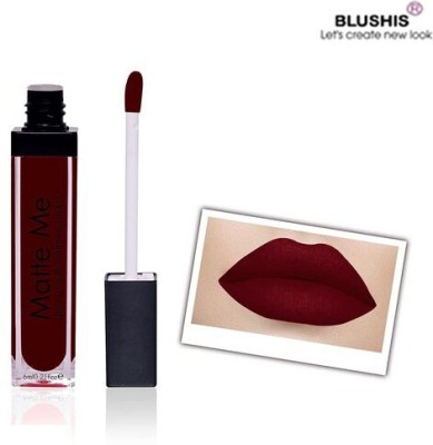 BLUSHIS Ultra Smooth Kiss of Love Liquid Lipstick Red Marooned colour(Maroon, 8 ml)