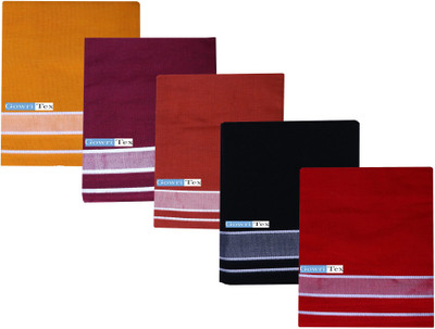 GOWRI TEX Solid Multicolor Lungi
