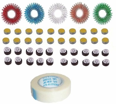 Acs 9086 ACUPRESSURE New Sujok Therapy Kit 20Pc Byol Magnet, 20Pc Star Magnet, 5Pc Sujok Massager(Multicolor)