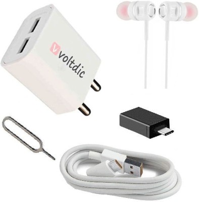 VOLTDIC Wall Charger Accessory Combo for OPPO Find X2, OPPO K3, OPPO K5, OPPO K7, OPPO K7x 5G, OPPO R17 Pro, OPPO R17, OPPO R15 Dream(Multicolor)