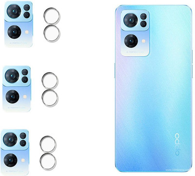 tombik Back Camera Lens Glass Protector for FUI-Oppo Reno7 Pro 5G PACK-3(Pack of: 3)