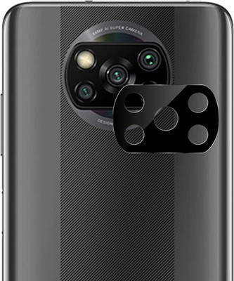 Casesily Camera Lens Protector for Poco X3 Pro Full Curved 5D Lens Glass Protector(Pack of 1)