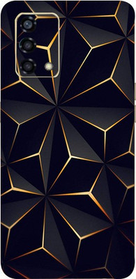 BUGGU Oppo F19s, Oppo F19s, oppo f19s, OPPO F19s Mobile Skin(Ultra Super Black Abstract Shape Skin With High Mattte Finish.)