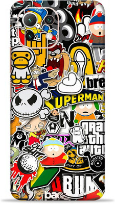 WeCre8 Skin's Xiaomi 11 Lite Ne 5g, Sticker Bombing Mobile Skin(Multicolor)