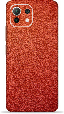 OggyBaba Xiaomi 11 Lite NE, Skin Guard, An Elegant Mobile Skin(Red Leather Skin With Ultra Matte Finish)