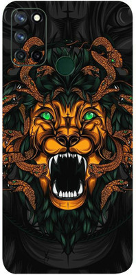LAMHA Realme C17 Mobile Skin(Ultra Super Lion King High Matte Finish.)