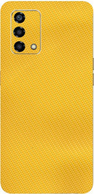 BUGGU Oppo F19s Mobile Skin(Ultra Super Yellow Carbon Fiber Skin With High Matte Finish.)