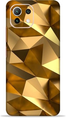 WeCre8 Skin's Xiaomi 11 Lite Ne 5g, Polygon Golden Mobile Skin(Multicolor)