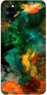 LAMHA Realme C17 Mobile Skin(Ultra Super Multicolor Clouds High Matte Finish.)