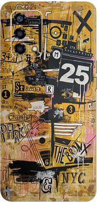BUGGU Oppo F19s Mobile Skin(Ultra Super Multicolor Graffiti Skin With High Matte Finish.)