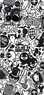 Mclaxa Doodle Art Multicolour Mobile Back Skin, Doodle Art, VIVO Y33 T Mobile Skin(Doodle Art Skin With Super Matte Finish..)